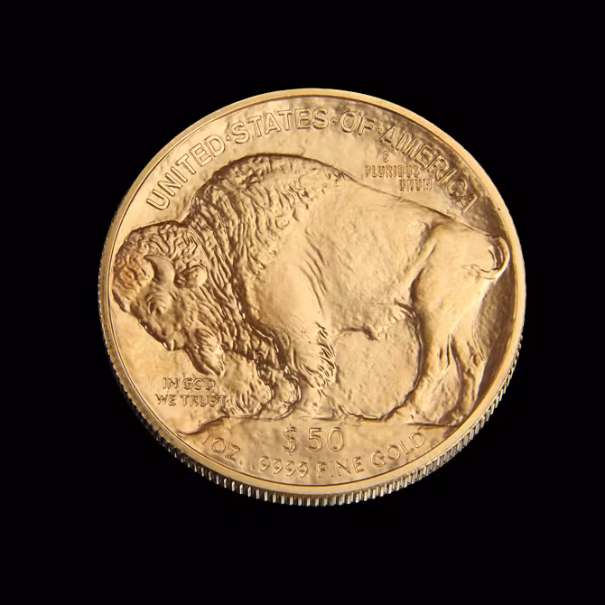 American Buffalo Goldmuenze 1 oz Vorderseite Bueffel UNITED STATES OF AMERICA 9999 Fine Gold