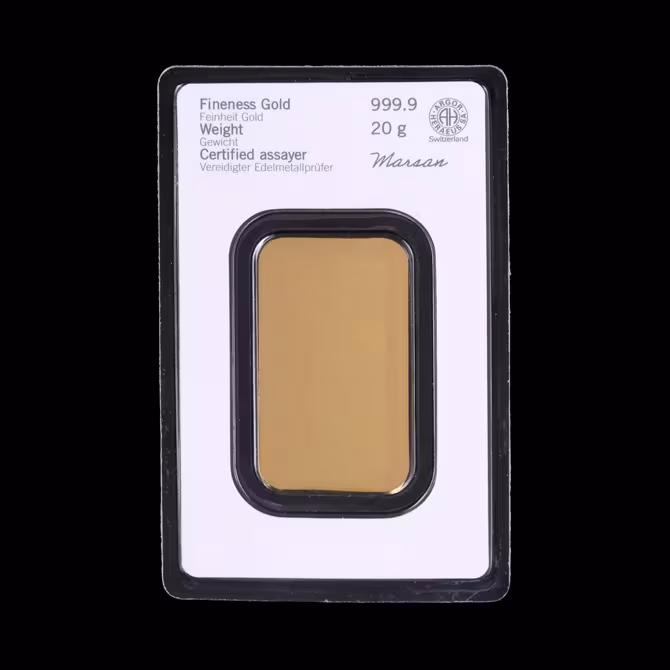 Degussa Goldbarren 1oz Blister Rueckseite Feingold Zertifikat