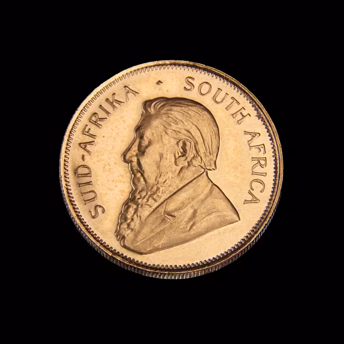 Krügerrand Goldmünze 1/2 oz 1980 Vorderseite Paul Kruger Portrait SUID-AFRIKA SOUTH AFRICA