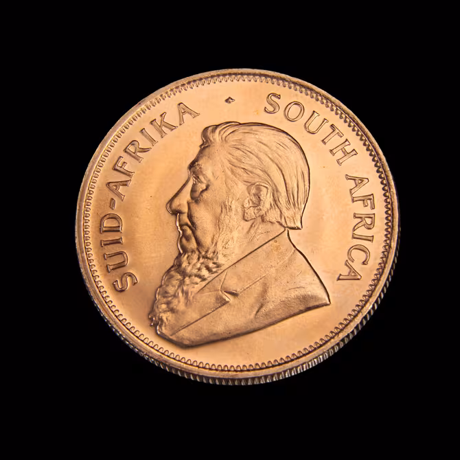 Kruegerrand Goldmuenze 1 oz 1978 Rueckseite Portraet Paul Kruger SUID-AFRIKA SOUTH AFRICA